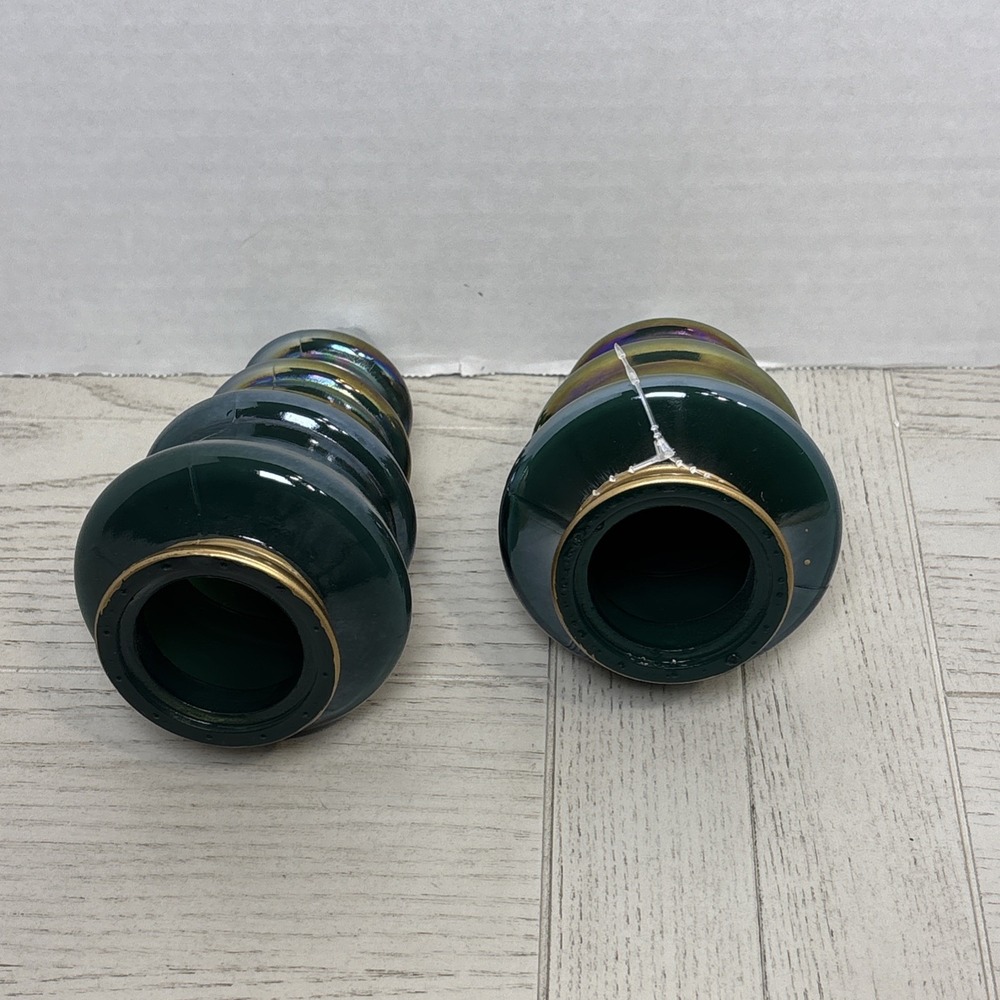Target Bullseye Multicolor-Tone Glass Oil Slick Trees Set Of 2~ Festive~NWOT! - Picture 3 of 5
